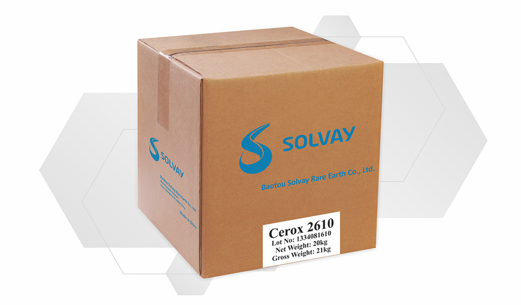 Óxido de Cério Solvay/Rhodia Cerox 2610